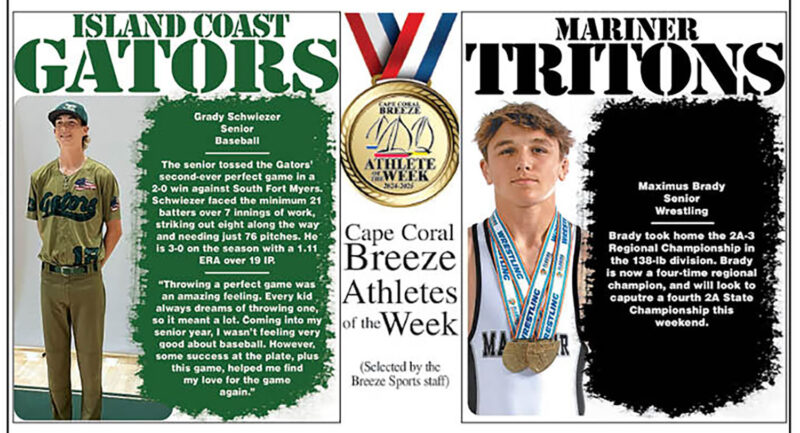 Athletes of the Week | March 7 | Grady Schwiezer & Maximus Brady